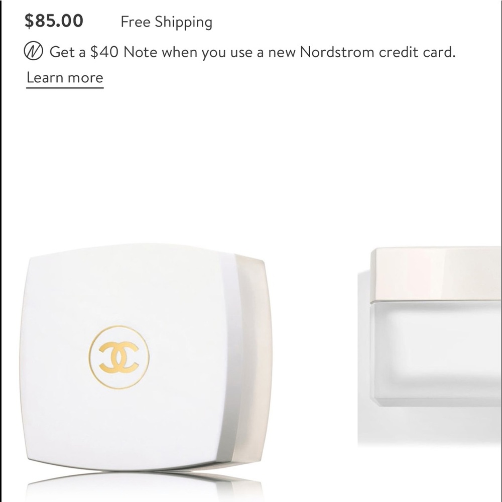 Chanel mademoiselle body cream